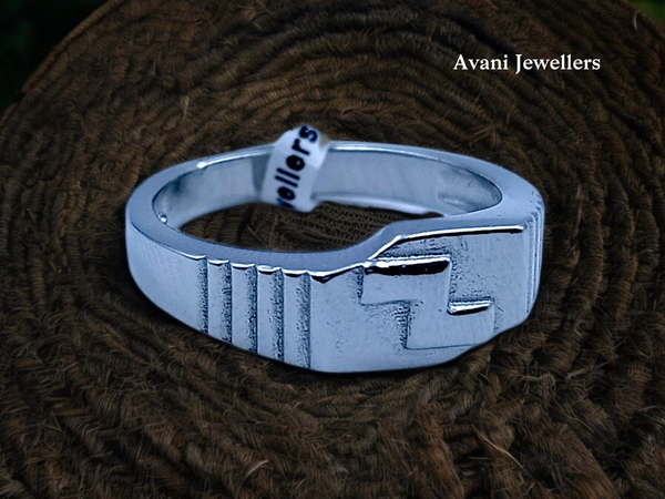 Silver Gents Plain Ring - 4.02, 19