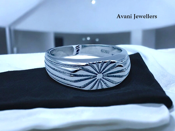 Silver Gents Plain Ring - 3.96