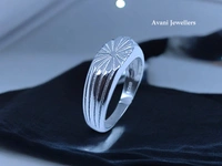 Silver Gents Plain Ring - 3.96