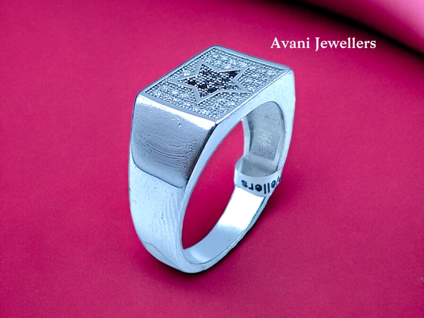Silver Gents Fancy Rings - 5.94, 26