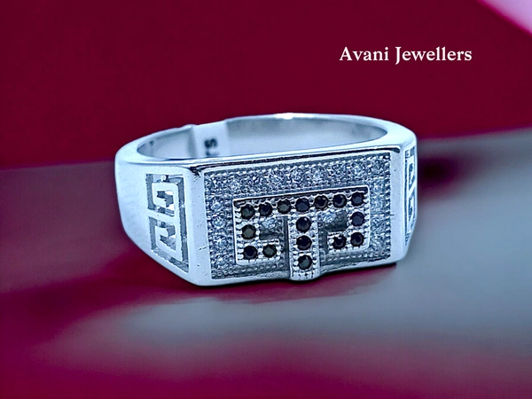 Silver Gents Fancy Rings - 6.3, 24