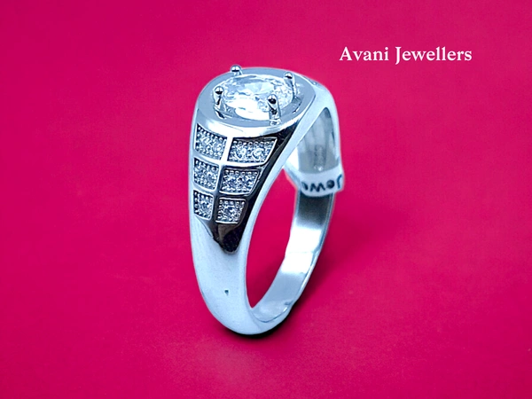 Silver Gents Fancy Rings - 5.2, 26