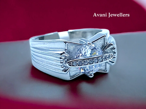 Silver Gents Fancy Rings - 6.68, 20