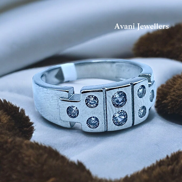 Silver Gents Fancy Rings - 5.44, 20