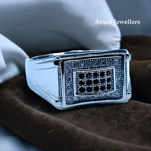 Silver Gents Fancy Rings - 26