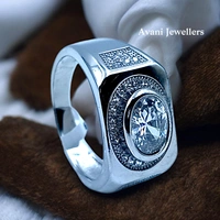 Silver Gents Fancy Rings - 6.15, 18