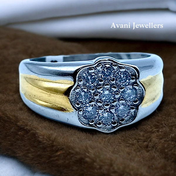 Silver Gents Fancy Rings - 6.06, 22