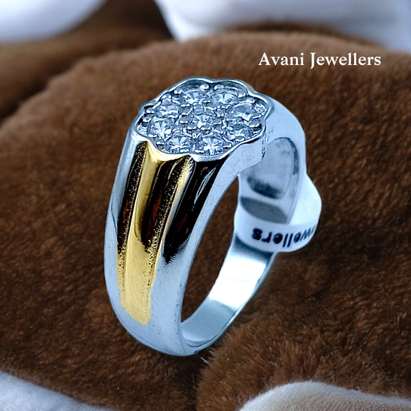 Silver Gents Fancy Rings - 6.06, 22
