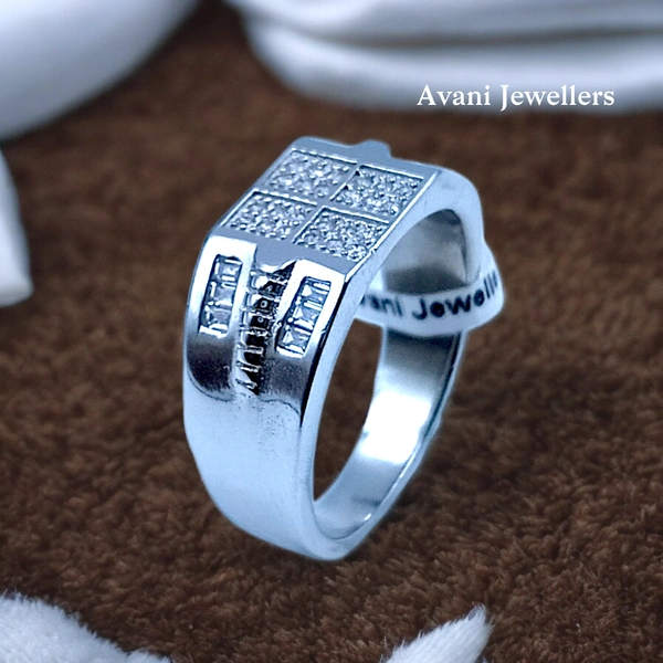 Silver Gents Fancy Rings - 7.16, 23