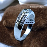 Silver Gents Fancy Rings - 4.7, 26
