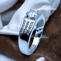 Silver Gents Fancy Rings - 5.45, 25