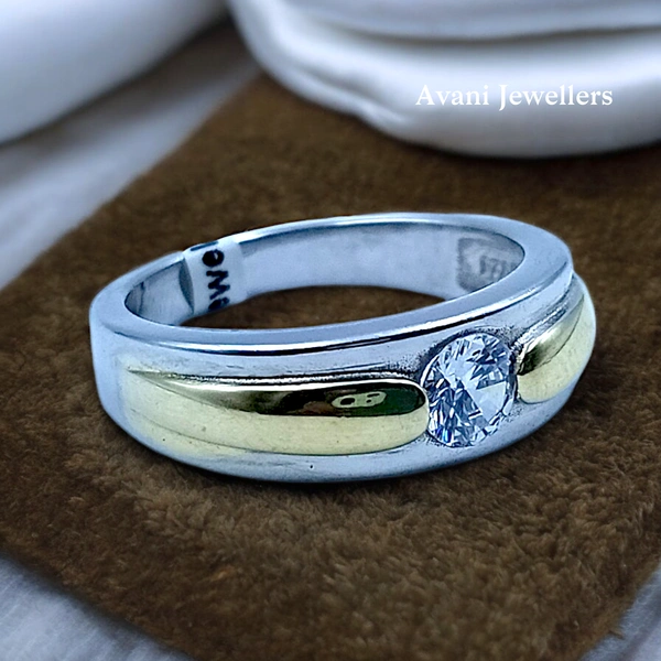 Silver Gents Fancy Rings - 5.36, 21