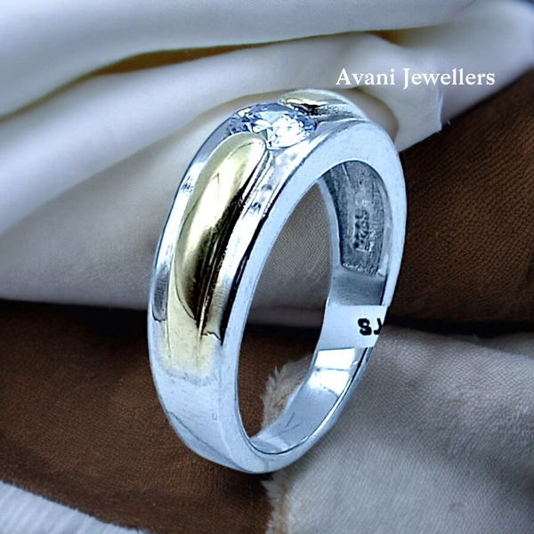 Silver Gents Fancy Rings - 5.36, 21
