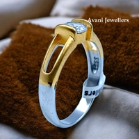 Silver Gents Fancy Rings - 3.5, 25