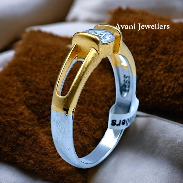 Silver Gents Fancy Rings - 3.5, 25