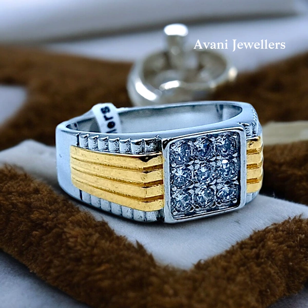Silver Gents Fancy Rings - 7.04, 25