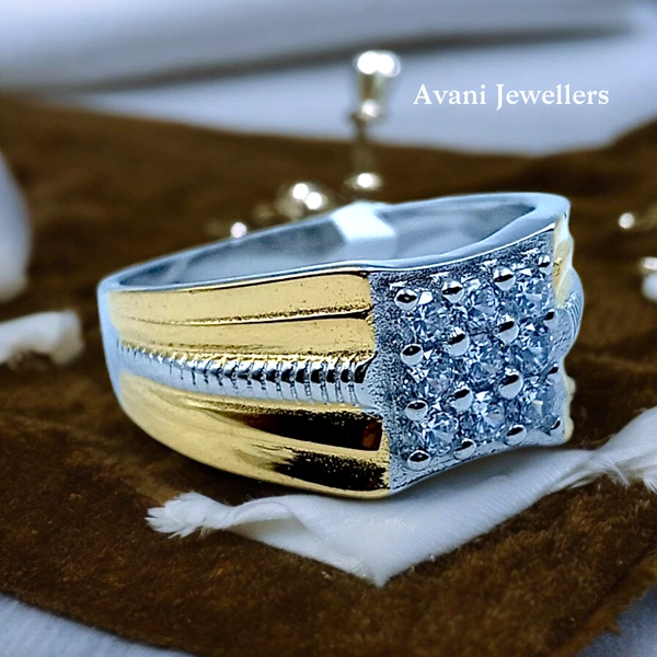 Silver Gents Fancy Rings - 6.43, 25