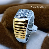 Silver Gents Fancy Rings - 6.67, 17