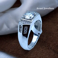 Silver Gents Fancy Rings - 5.14, 17