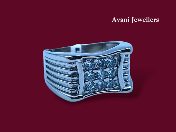 Silver Gents Fancy Rings - 7.35, 17