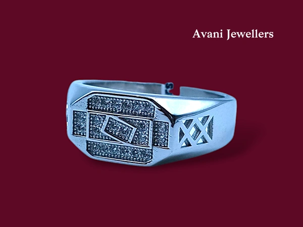 Silver Gents Fancy Rings - 6.27, 25