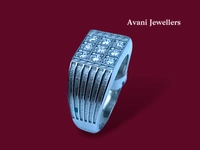 Silver Gents Fancy Rings - 6.08, 20