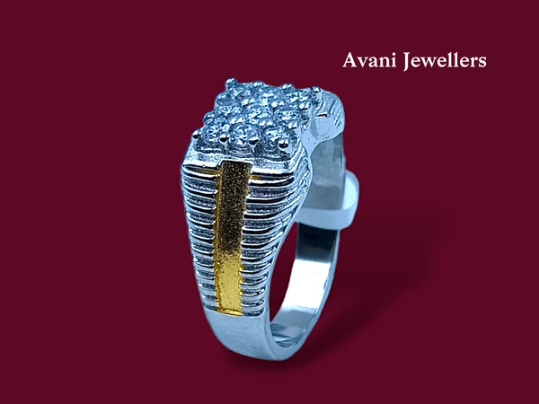Silver Gents Fancy Rings - 6.69, 20