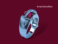 Silver Gents Fancy Rings - 7.55, 24