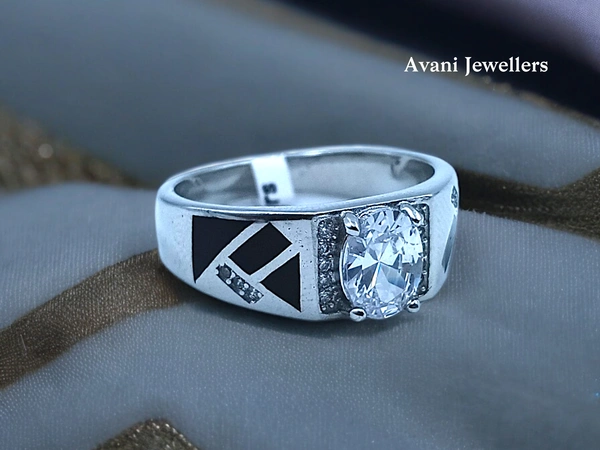 Silver Gents Fancy Rings - 6.19, 23