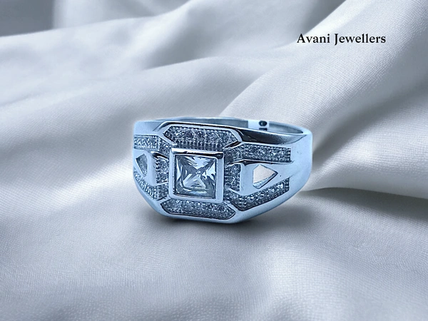 Silver Gents Fancy Rings - 6.26, 27