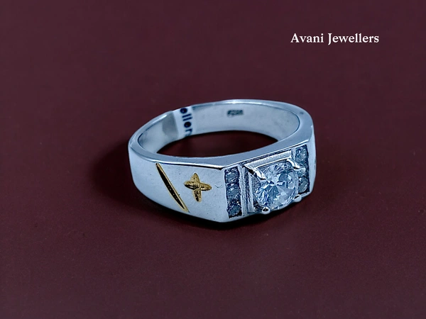 Silver Gents Fancy Rings - 6.66, 28