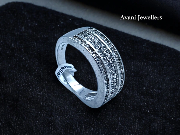 Silver Gents Fancy Rings - 4.97, 18