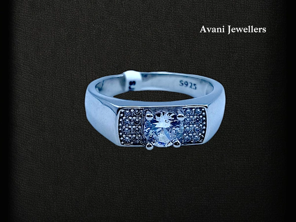Silver Gents Fancy Rings - 5.05, 23