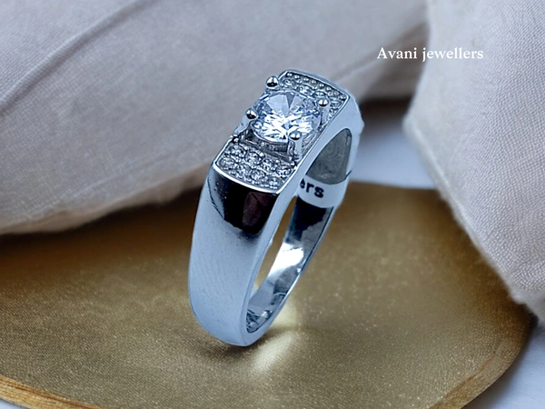 Silver Gents Fancy Rings - 5.05, 23
