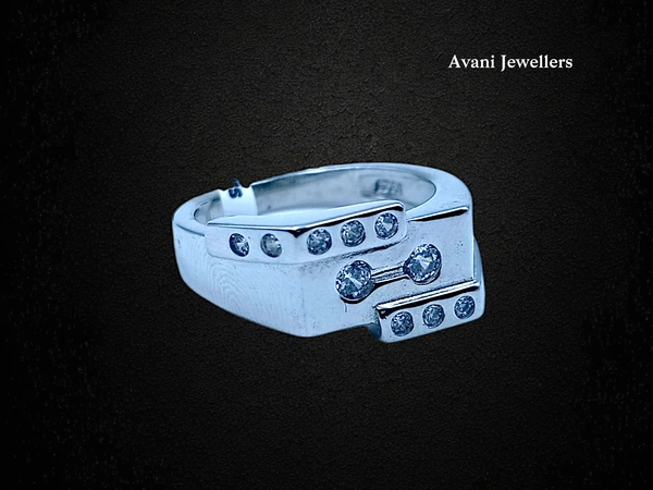 Silver Gents Fancy Rings - 5.64, 20