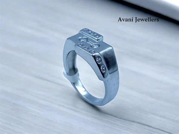 Silver Gents Fancy Rings - 5.64, 20