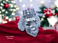 Silver Gents Fancy Rings - 9.77, Blue