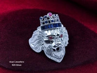 Silver Gents Fancy Rings - 9.04, White
