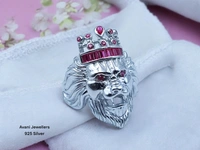 Silver Gents Fancy Rings - 9.77, Blue