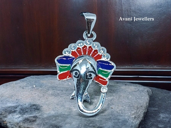 Silver God Pendant - 3.85