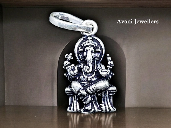 Silver God Pendant - 3.06