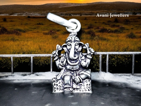 Silver God Pendant - 2.9