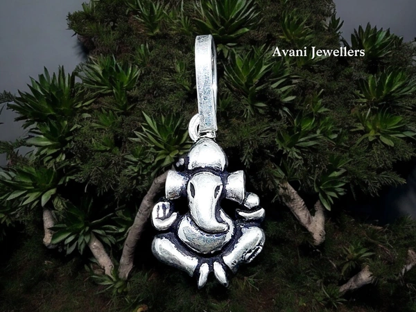Silver God Pendant - 1.62