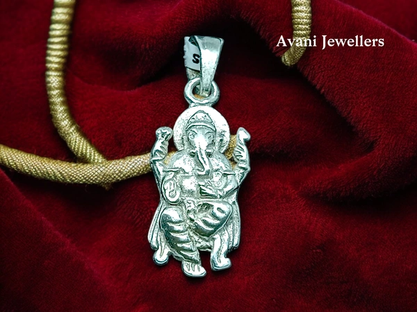 Silver God Pendant - 2.38
