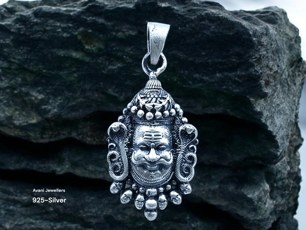 Silver God Pendant - 6.31