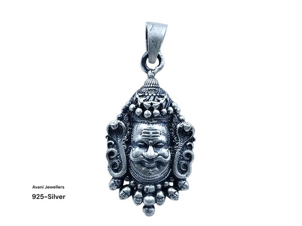 Silver God Pendant - 6.31