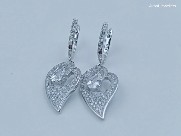 Silver Italian Fancy Earrings - 7.08
