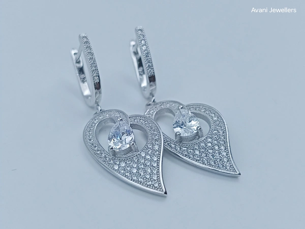 Silver Italian Fancy Earrings - 7.08