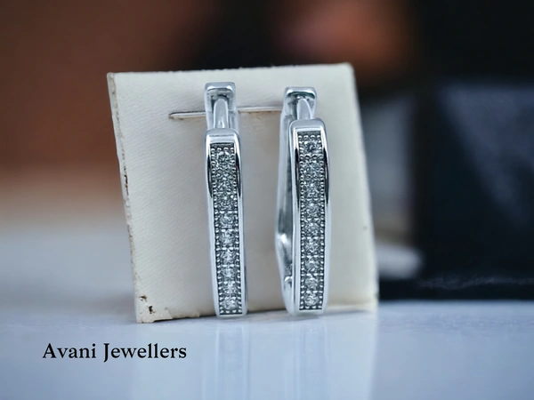 Silver Italian Fancy Earrings - 2.91