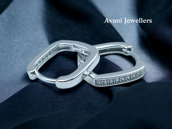 Silver Italian Fancy Earrings - 2.91
